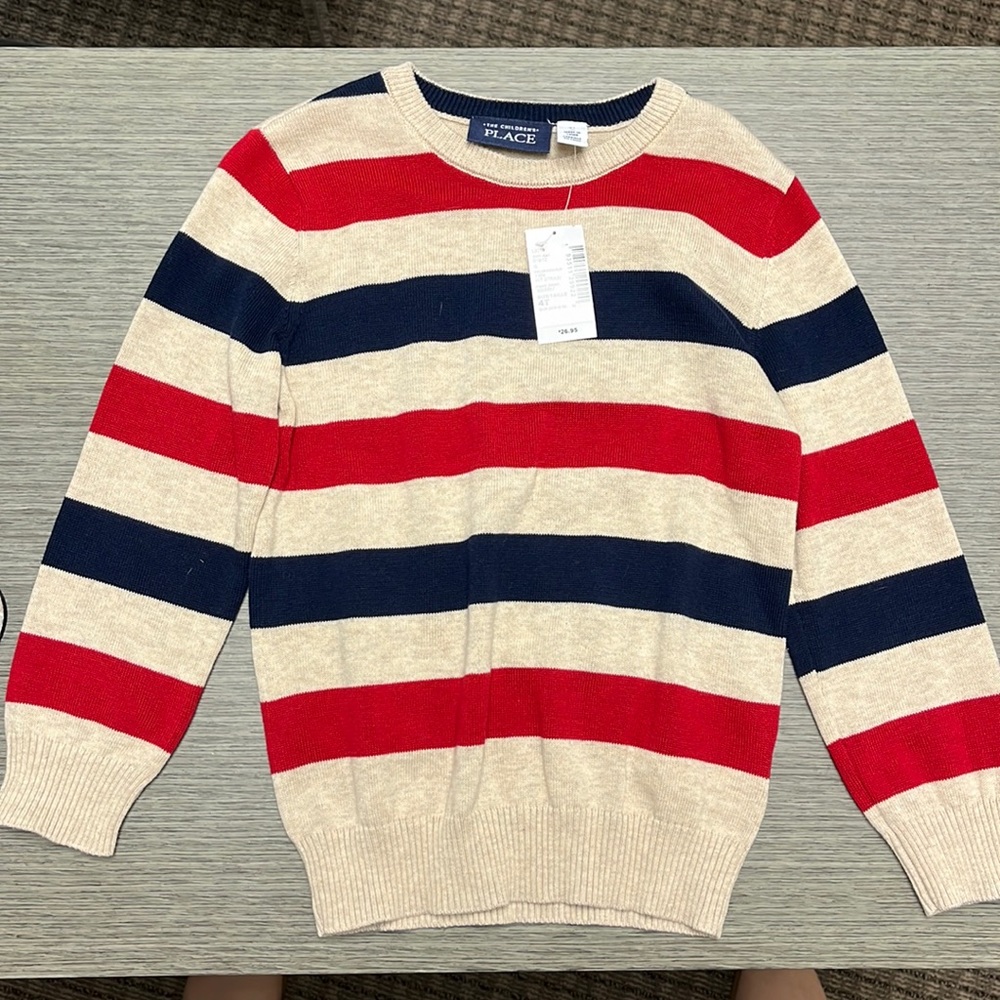 Children’s Place boys sweater NWT